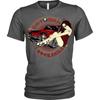 Hot Rod Rockabilly Sexy Pinup Guitar Unisex T-Shirt