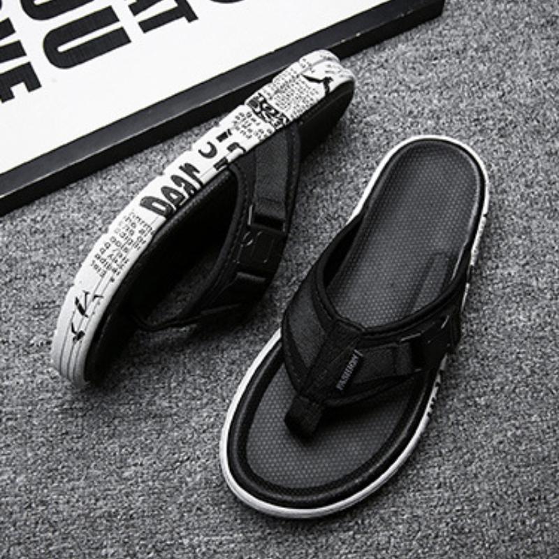 Nové pánské látkové platformové žabky PVC měkká podrážka venkovní plážové sandály pro muže domácí protiskluzové pantofle Sandalias De Hombre