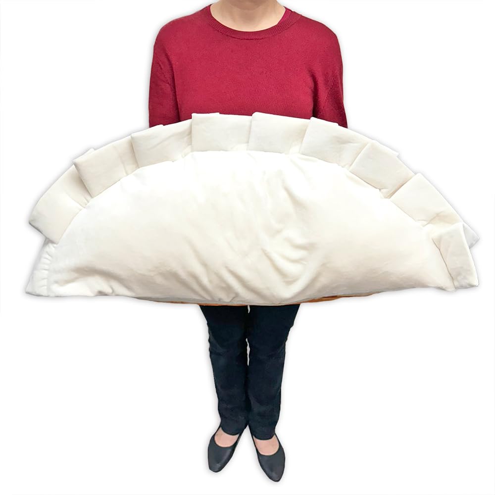 Freshly Manpuku Gyoza Ultra BIG Stuffed Toy Gyoza Cushion Stuffed Toy Large Size Food Body Pillow 73cm Baked! Approx. (Thinly Baked)
