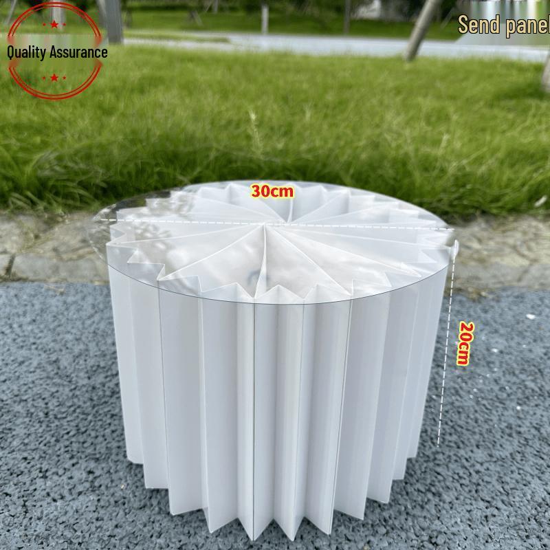 Wedding & Event Origami Dessert Display Stand - Round Foldable Columns for Cakes and Ornaments