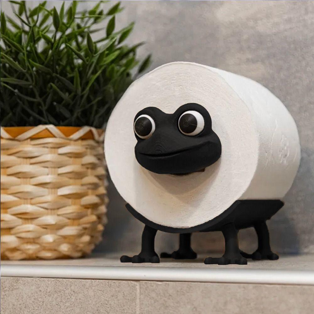 Cute Design Animal Shaped Toilet Paper Holder Creative Toilet Paper Holder  Bathroom Accessory