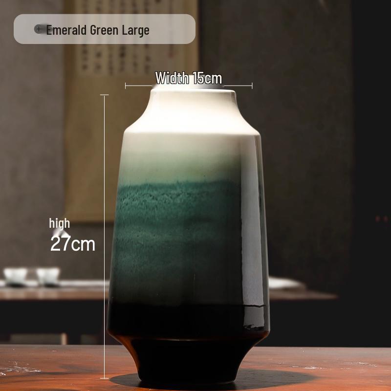 Zen-Inspired Dried Flower Vase for Dining Table and Living Room Display