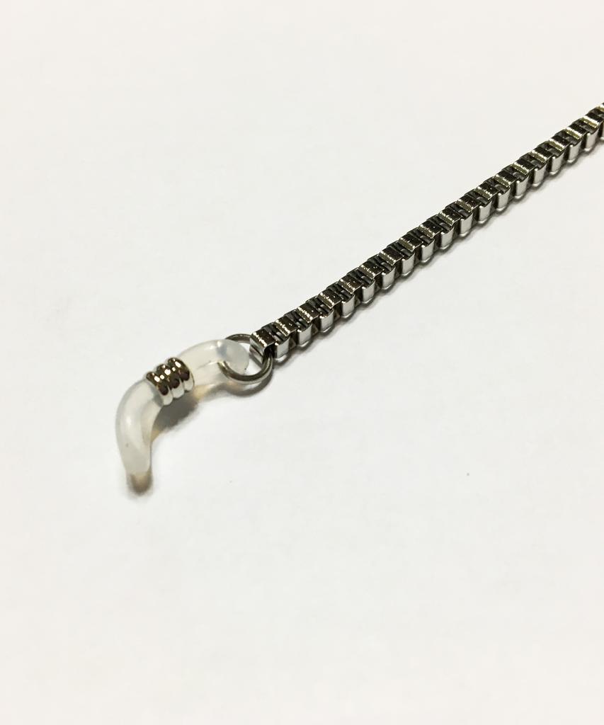 Segseuto [Surgical Steel][Eyeglass Chain] W-Type 004 Silver