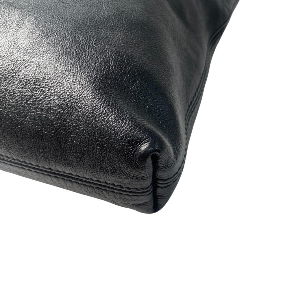 Used GUCCITote Bag Black/gold Leather Women