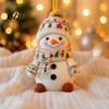 Xmas Tree Hanging Decor Christmas Snowman Ornament, 2D Acrylic Lightweight Pendant, Fade Ornaments Resistant Piece for Holiday Party Festive Gift Tags