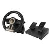 PC Racing Wheel and Pedal 180 Degree Rotation Universal USB Gaming Steering Wheel for PS3