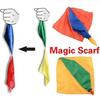 22cm Silk Scarf For Magic Tricks Props Funny Magic Tools Color Changing Scarf For Party Performance Games Kids Toys