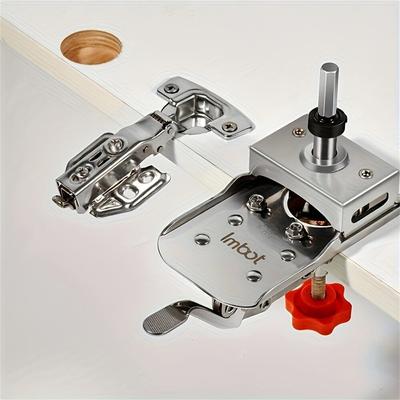35mm Concealed Door Hinge Jig Locking Cabinet Hinge Jig Hinge Drilling Jig Guide Puncher Locator Hole Drilling Positioning Tool