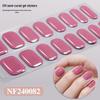 Zhengxiang Japanese Style UV Gel Nail Stickers - Solid Color, Semi-Cured, Popular Light Curing Design