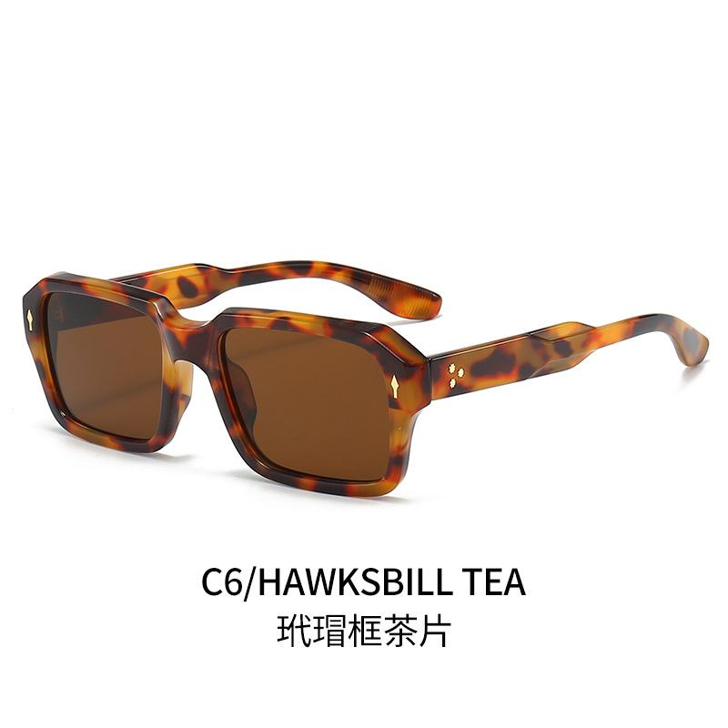 Polarization Sunglasses Men Women Vintage Trendy Square Gradient Shades Sun Glasses Luxury Brand Design Fashion Eyewear