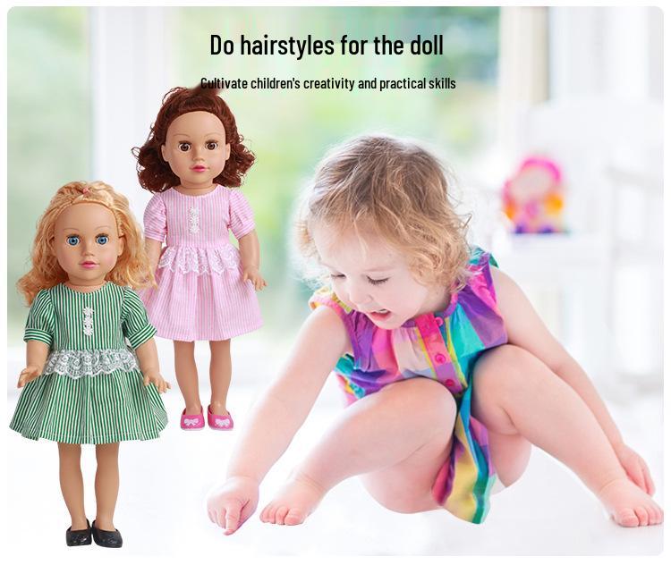 45cm Süße Vinylpuppe für Mädchen-Spielhaus