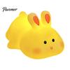 Bedroom Atmosphere Decor Cute Bunny Night Light, Cartoon Rabbit Nursery Battery Operated Table Lamp, Light Kawaii Animal Lamp with Warm Glow for Kids