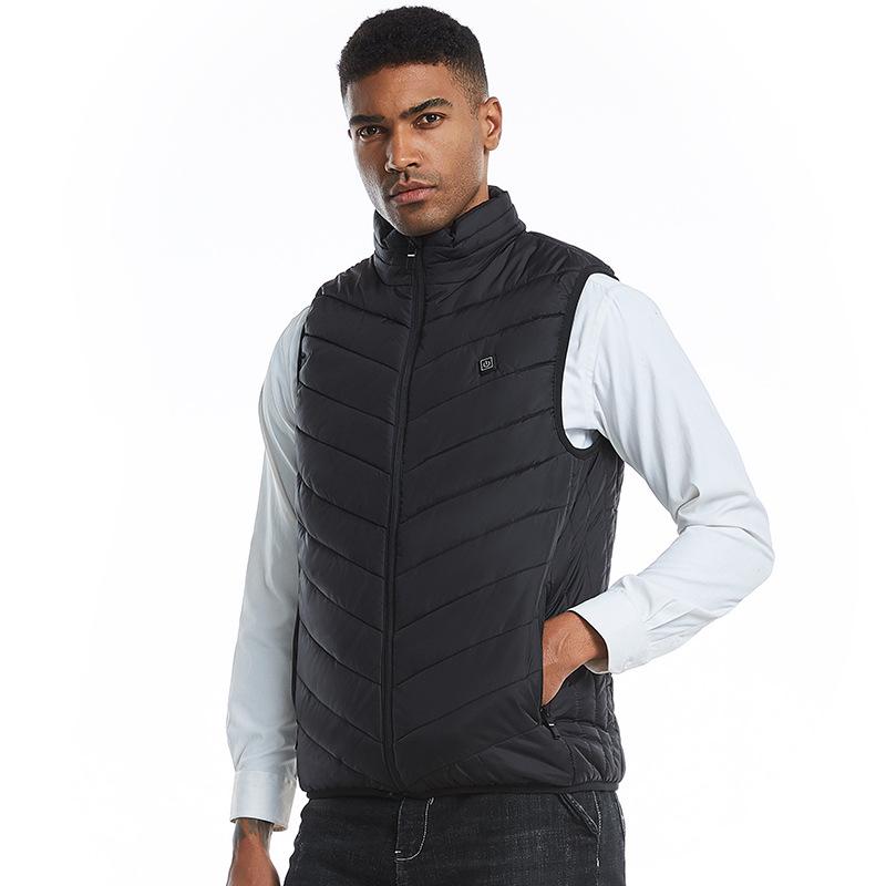 Unisex Winter Smart Heating Vest - Constant Temperature Electric Heated Cotton Jacket