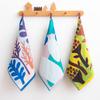 Enlarged Soft 3-Piece Cartoon Cotton Gauze Towel Set, 4-Layer, with Hanging Rope, for Baby and Child Face Washing