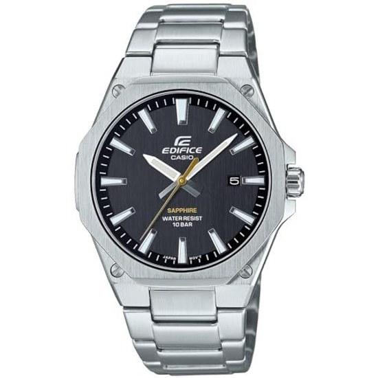 Orologio da polso Casio Edifice prodotto genuino nazionale vetro zaffiro EFR-S108DJ-1AJF da uomo nero