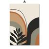 Bohemia Matisse Girl Rainbow Leaf Flower Coffee Abstract Posters Prints Wall Art Canvas Painting Pictures for Living Room Decor