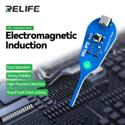 RELIFE XA5 Motherboard Coil Tester Inductor Detector Tool for PC Repair Electromagnetic Induction Quick Fault Check