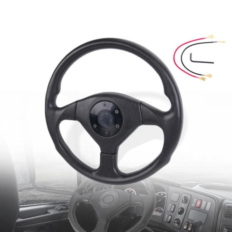Upgraded Kart Racing Steering Wheel Non Slip Surfaces Quick Installation High Strength Wheels for Enhances Control