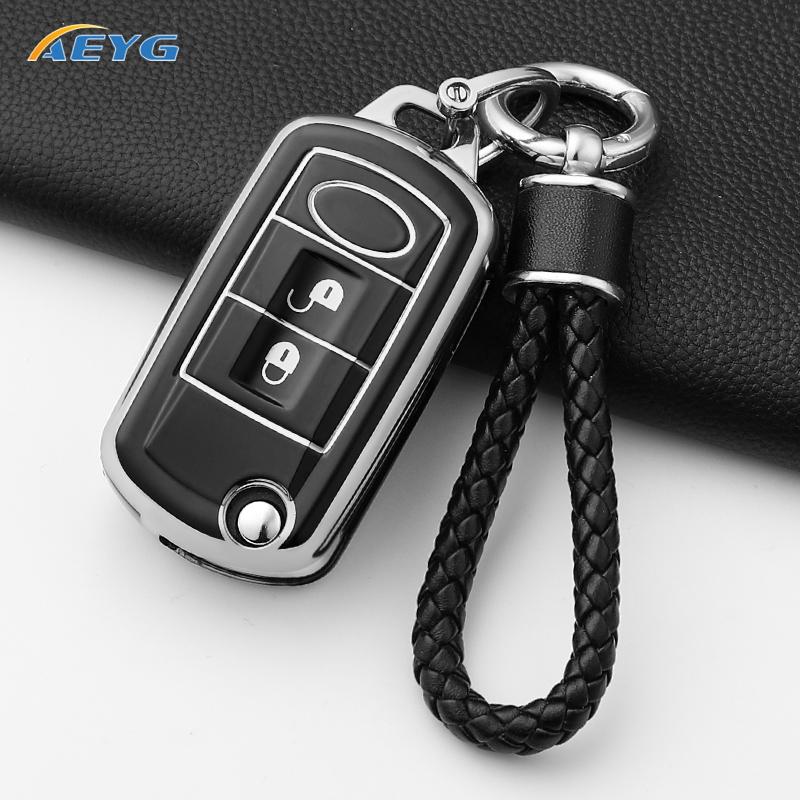 Mode TPU Autosleutelhoes Cover Shell Voor Range Rover Sport Vouge Land Rover Discovery 3 2006 2007 2008 2009 Keyless Accessoires