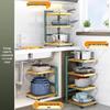 JingQingFu Multi-Layer Kitchen Pot Storage Rack