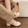 Coarse-cuffed Low-cut Women's New Style High-heel Soft-soled Shoes Devotion
