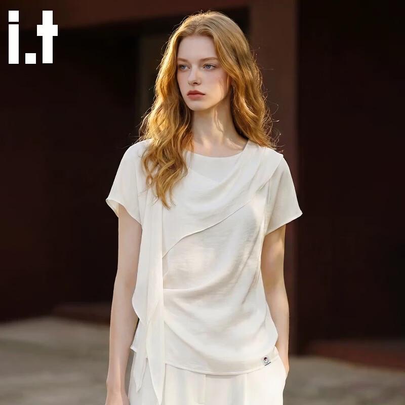 :CHOCOOLATEit Women s Relaxed Fit Irregular Hem T-Shirt XL