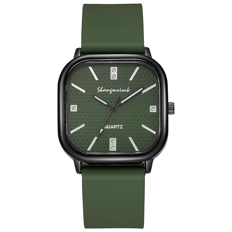 Vintage Style Quartz Watch With Silicone Band For Men And Women
