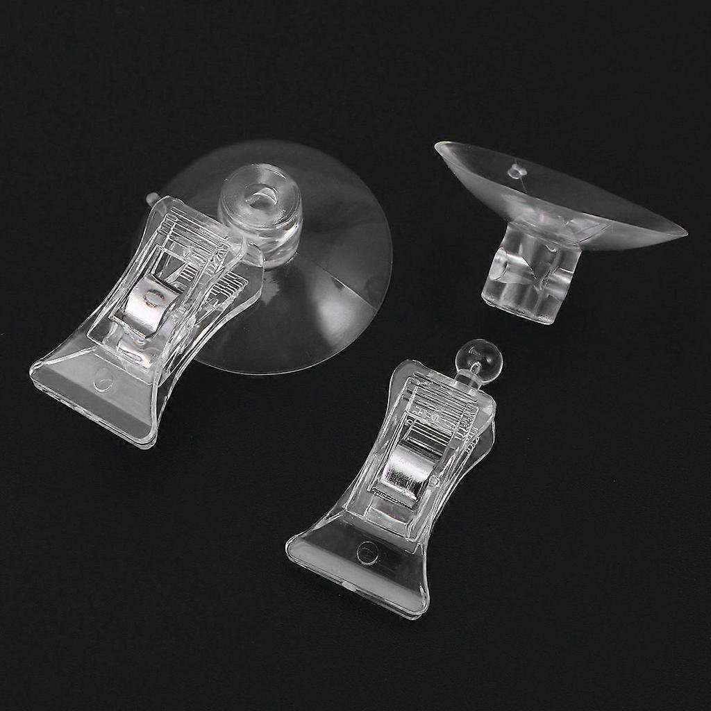 8pcs Fishes Veggie Seaweed Suction Cup Clip Feed Holder Feeding Tool for Fish Tank Aquarium Accessories