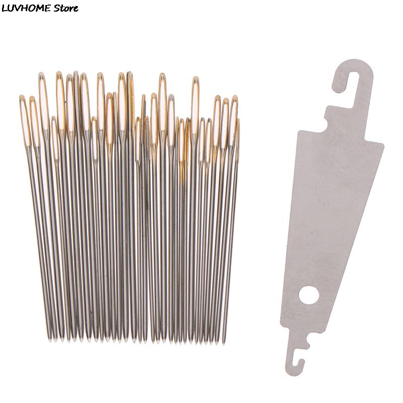 Wholesale New 10/30/100 PCS/lot Golden Tail Embroidery Fabric Cross Stitch Needles Size 24 For 11CT Stitch Cloth Sewing