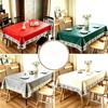 Heavy-Duty PU Tablecloth—Waterproof, Wipeable, Heat-Resistant, Burn-Resistant, Washable, Hotel-Grade, Disposable, Grease-Resistant Tablecloth