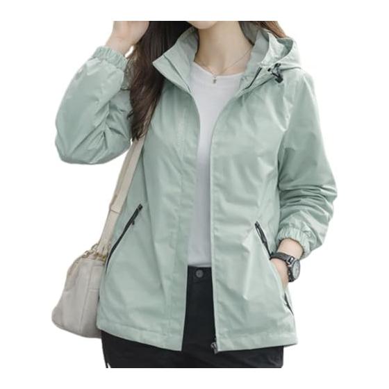 [Airby] Women s Mountain Parka, Windbreaker, Hooded, Lightweight, Spring, Outdoor, Climbing, Camping, Commuting