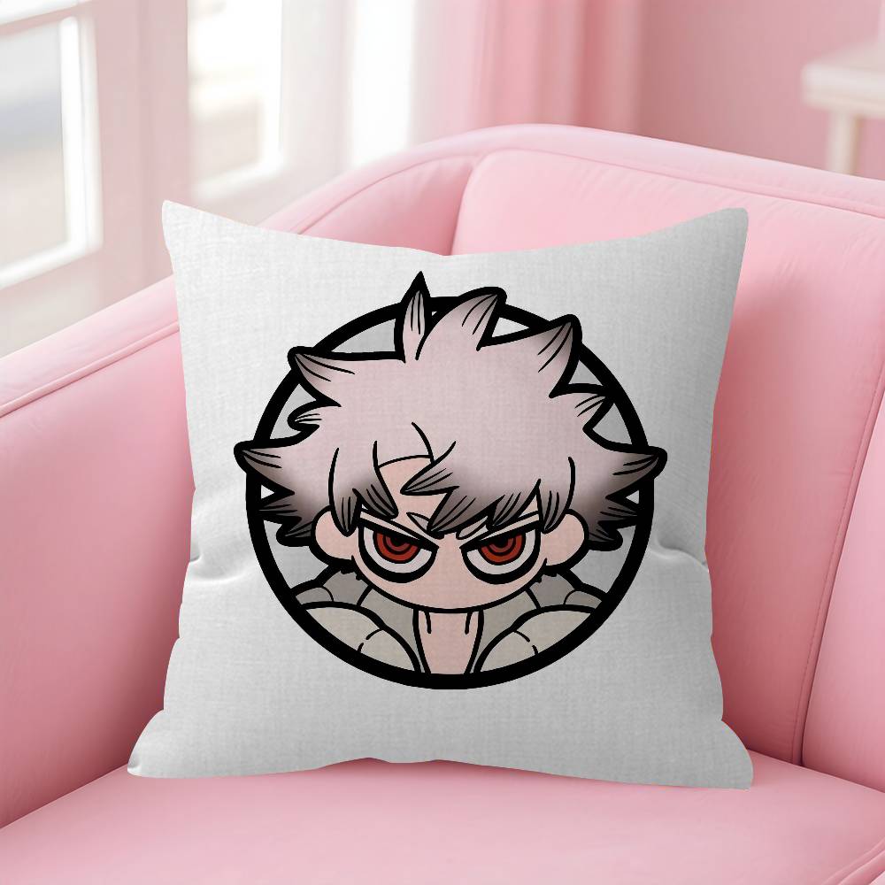 Anime Comic Gachiakuta Riyo Cushion Cover Car Throw Pillow Case For Sofa Car Christmas Gift