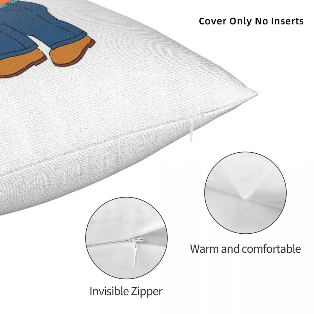Binky Barnes From Arthur Square Pillowcase Polyester Linen Velvet Printed Zip Decorative Sofa Seater Cushion Cover