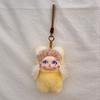 Ornaments Bunny Doll Pendant Soft Fluffy Fluffy Curly Hair Plush Doll  Children's Gift