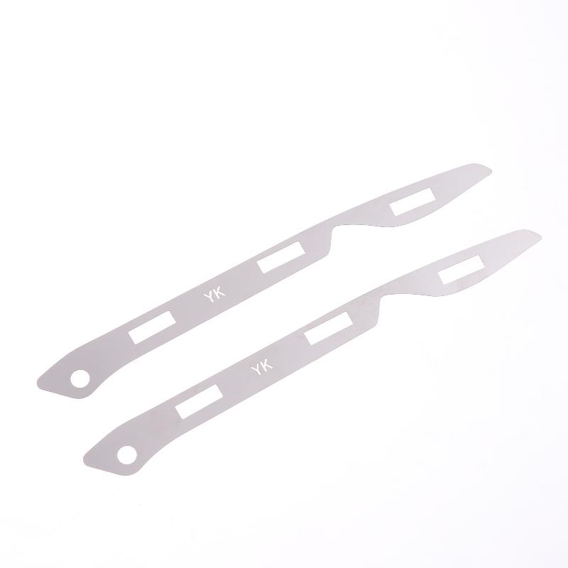2Pcs Front Bumper Repair Metal Plate Buckle Broken Opening Rotten Buckle Repairer Bracket For Jade 2013-2020