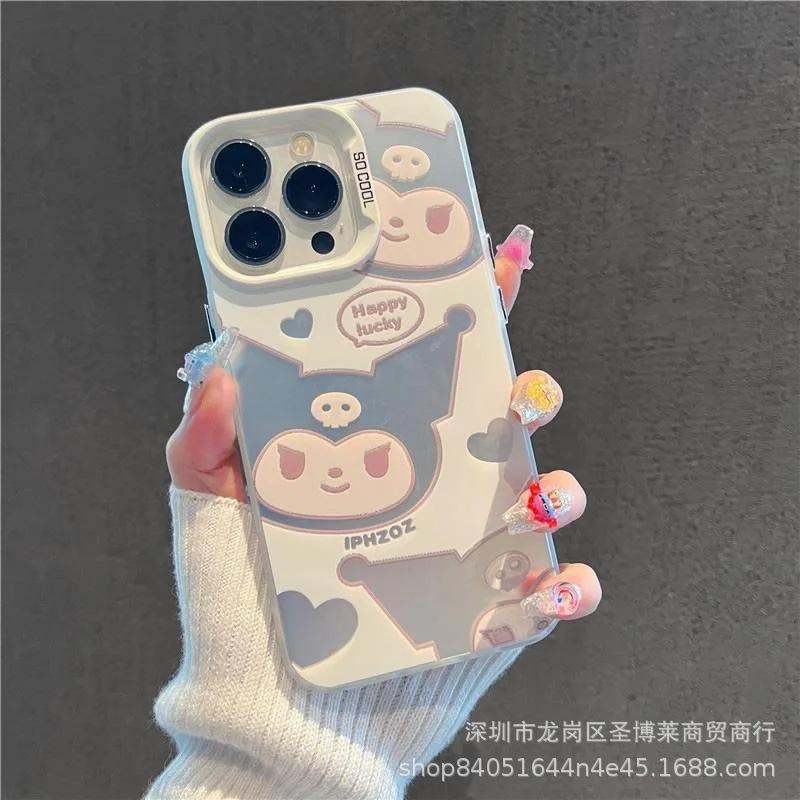The New Kulomie Applies To Apple 15 Colored Silver iPhone14Pro Creative 11promax Matte 16 Protective Case.