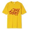 Lana Del Rey Harajuku Casual Anime T-shirt Hip Hop Mangacomic Tshirt Cute Cartoon 100% Cotton Tee-shirt PrintwoT Shirt
