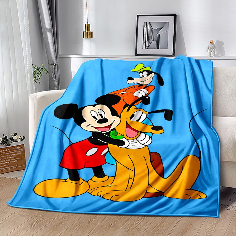 Classic Disney Characters Flannel Blanket-Soft and Suitable for Sofas,Beds,Offices,Travel,All Seasons,Great Gift for Holidays and Birthdays.
