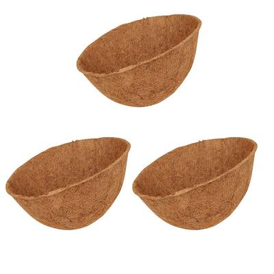 Maceta colgante de coco para jardín, 25/30/35 cm, ideal para macetas de coco