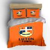 Luton Town FC Wappen Design Bettwäsche Bettbezug Set Bettbezug Kissenbezüge  (1*Bettbezug 2*Kissenbezüge, ohne Bettdecke)