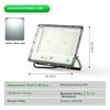 Yaming 2025 Model 200W LED Floodlight Spotlight Outdoor Waterproof Courtyard Searchlight Factory Workshop Outdoor Lighting Lamp