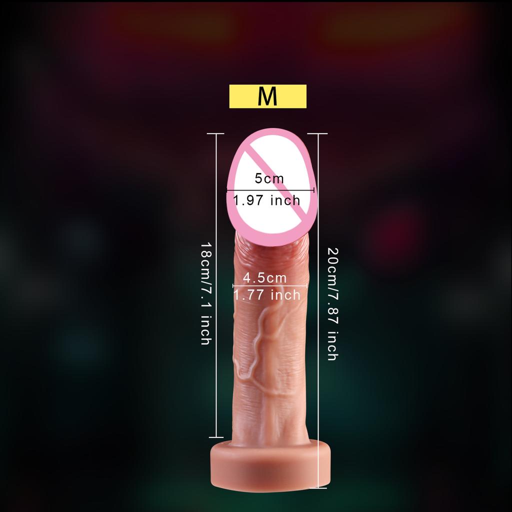 Big Glans Dildo Realistic Penis Soft Silicone Vagina Orgasm Anal With Huge Suction Cup Adults Toys Sex Toys For Women Man 18+