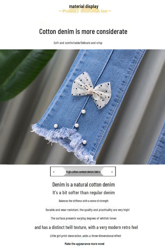 2026 Mädchen Kinderjeans - Modehosen für Kinder