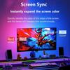 Monitor Led Backlights, RGB Pc Light for Monitor, Smart Led Light Monitor That Sync with Screen Color Or Music, LEDs for Desk Gaming, USB Port,  24in