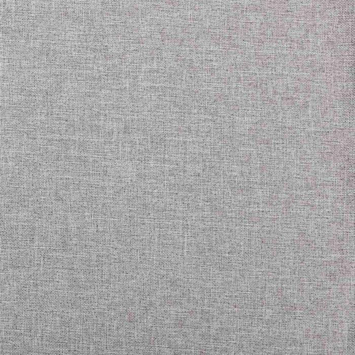 VidaXL Rideaux occultants aspect lin avec crochets 2pcs Gris 140x245cm