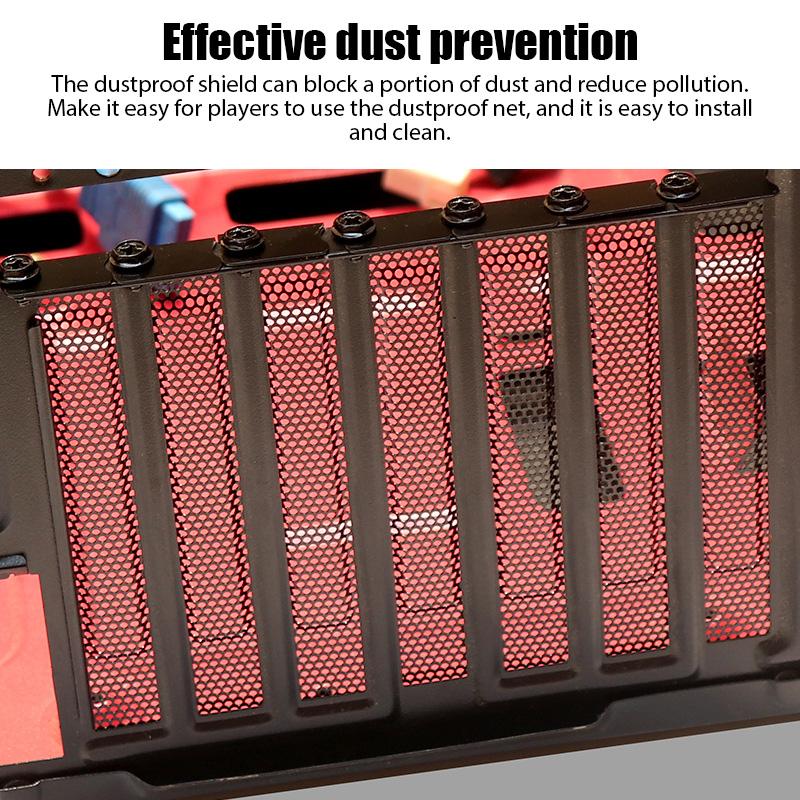 5 Stück 121x19x0.05mm PC Gehäuse PCI Erweiterungsslot Rückplattenabdeckung Staubfilter Hartstahl Blindplatte mit Schrauben Gehäuse Lüfter Staubfilter