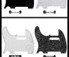 Linkshändige TL Elektrische Gitarre Schlagbrett und Rückplatten-Set