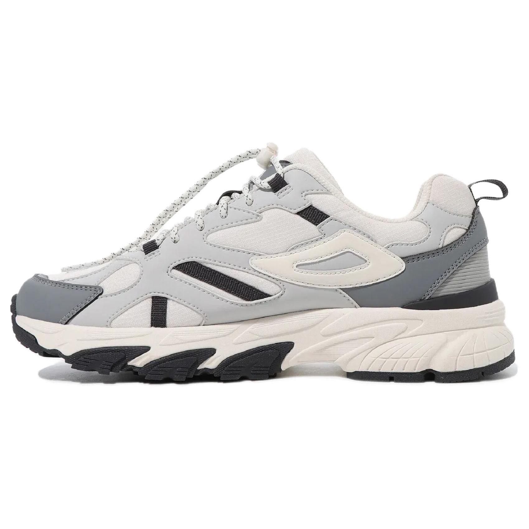 

FILA Comfortable And Simple Polyester Synthetic Leather Shock Absorbing Wear Resistant Low Top Running Shoes Unisex Sneakers 1RM02773G052 41.5