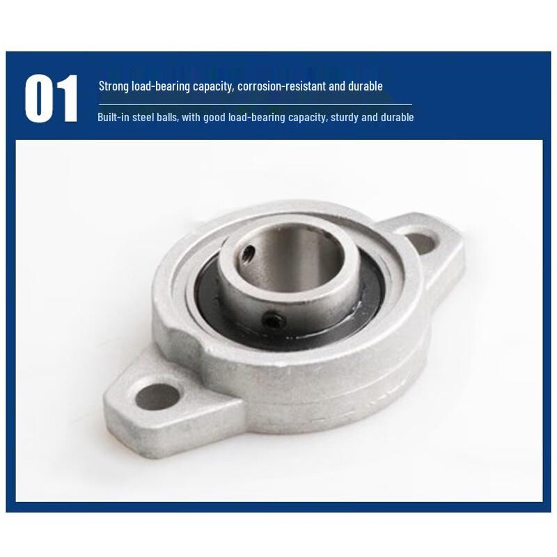 KFL003 Zinc Alloy Rhombic Flange Mounted Bearing