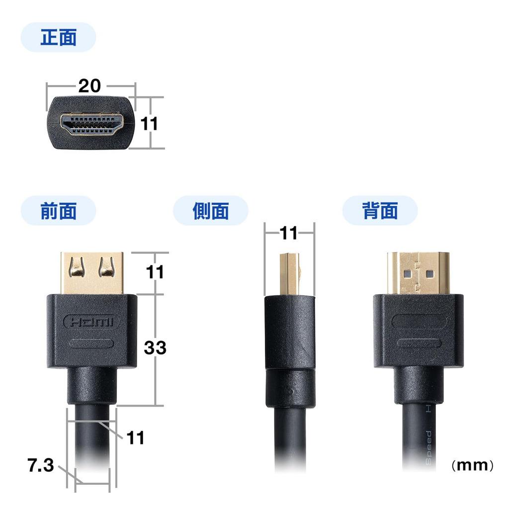 Sanwa Direct 500-HDMI012 10m HDMI Cable with Built-in Latch, Full HD 3D Compatible, Black